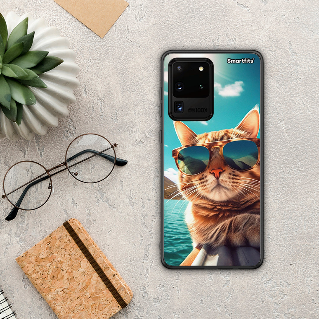 Summer Cat - Samsung Galaxy S20 Ultra case