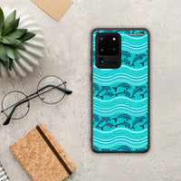 Thumbnail for Swimming Dolphins - Samsung Galaxy S20 Ultra case