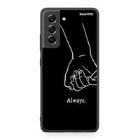 Thumbnail for Samsung S21 FE Always & Forever 1 Θήκη Αγίου Βαλεντίνου από τη Smartfits με σχέδιο στο πίσω μέρος και μαύρο περίβλημα | Smartphone case with colorful back and black bezels by Smartfits
