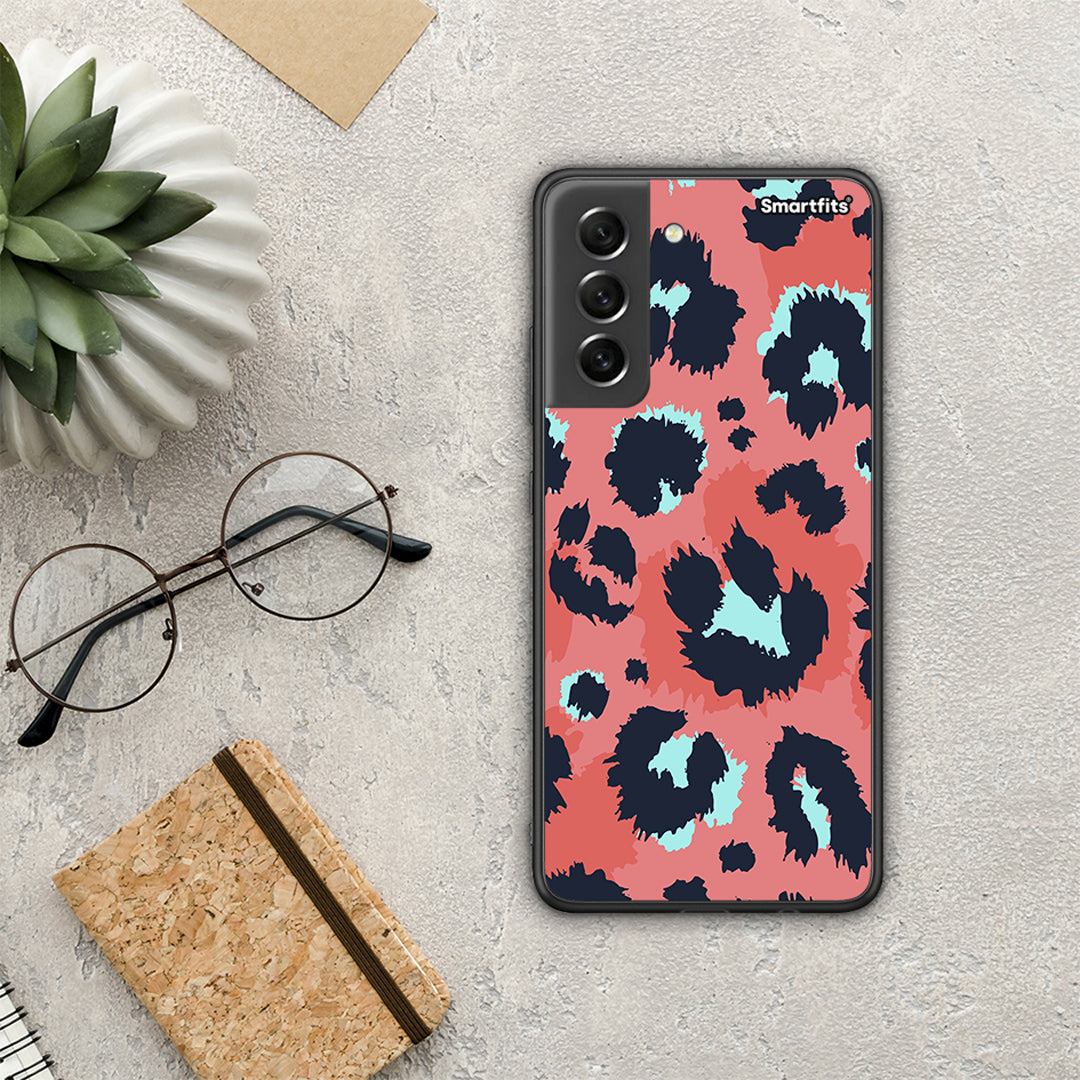 Animal Pink Leopard - Samsung Galaxy S21 FE case
