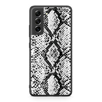 Thumbnail for 24 - Samsung S21 FE White Snake Animal case, cover, bumper
