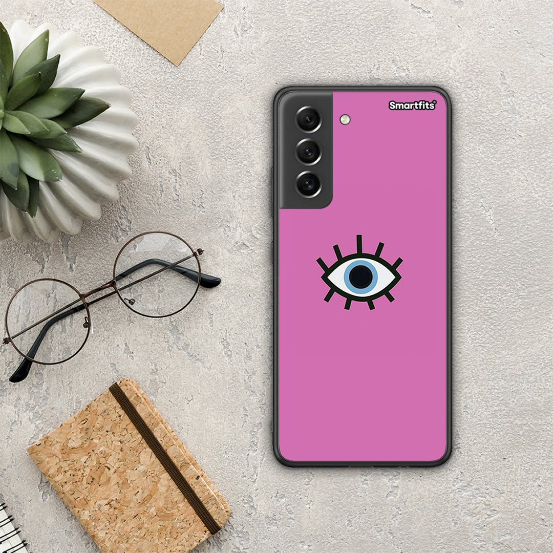 Blue Eye Pink - Samsung Galaxy S21 FE case