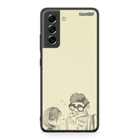 Thumbnail for Samsung S21 FE Carl And Ellie θήκη από τη Smartfits με σχέδιο στο πίσω μέρος και μαύρο περίβλημα | Smartphone case with colorful back and black bezels by Smartfits
