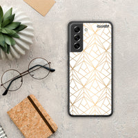 Thumbnail for Geometric Luxury White - Samsung Galaxy S21 FE case