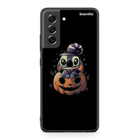 Thumbnail for Samsung S21 FE Halloween Stitch θήκη από τη Smartfits με σχέδιο στο πίσω μέρος και μαύρο περίβλημα | Smartphone case with colorful back and black bezels by Smartfits