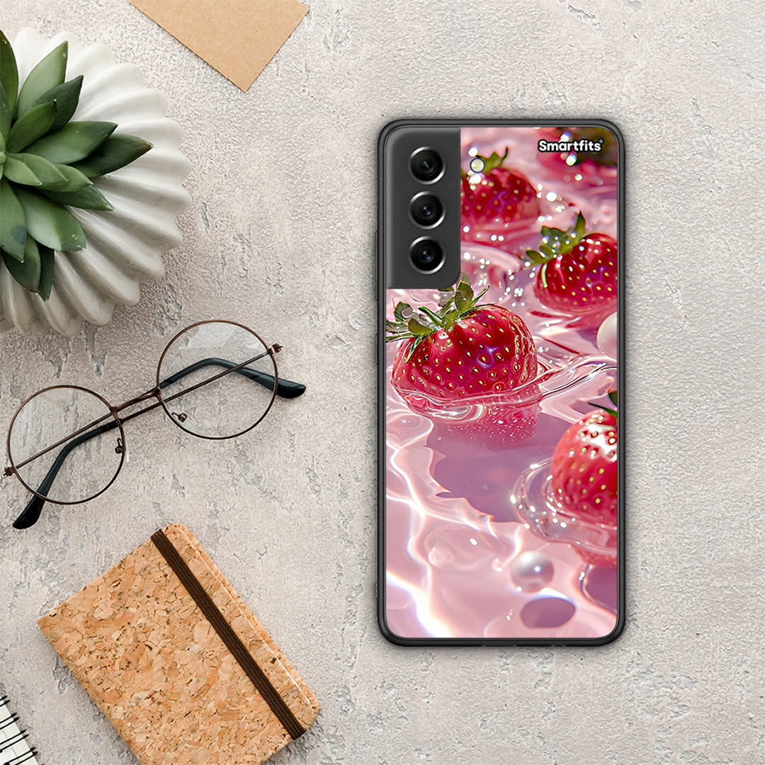 Juicy Strawberries - Samsung Galaxy S21 Fe case