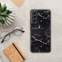 Thumbnail for Marble Black Rosegold - Samsung Galaxy S21 FE case