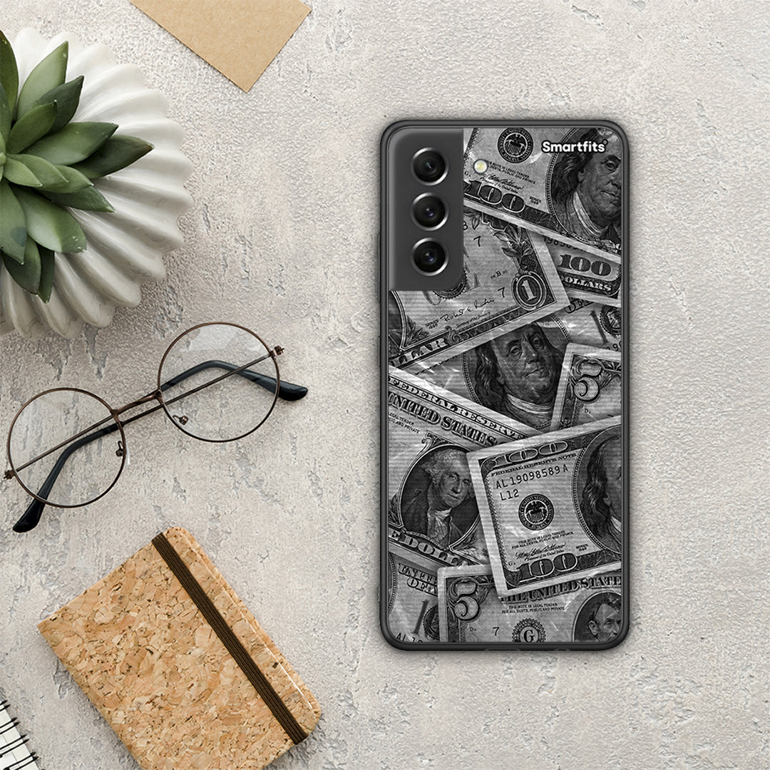 Money Dollars - Samsung Galaxy S21 Fe case