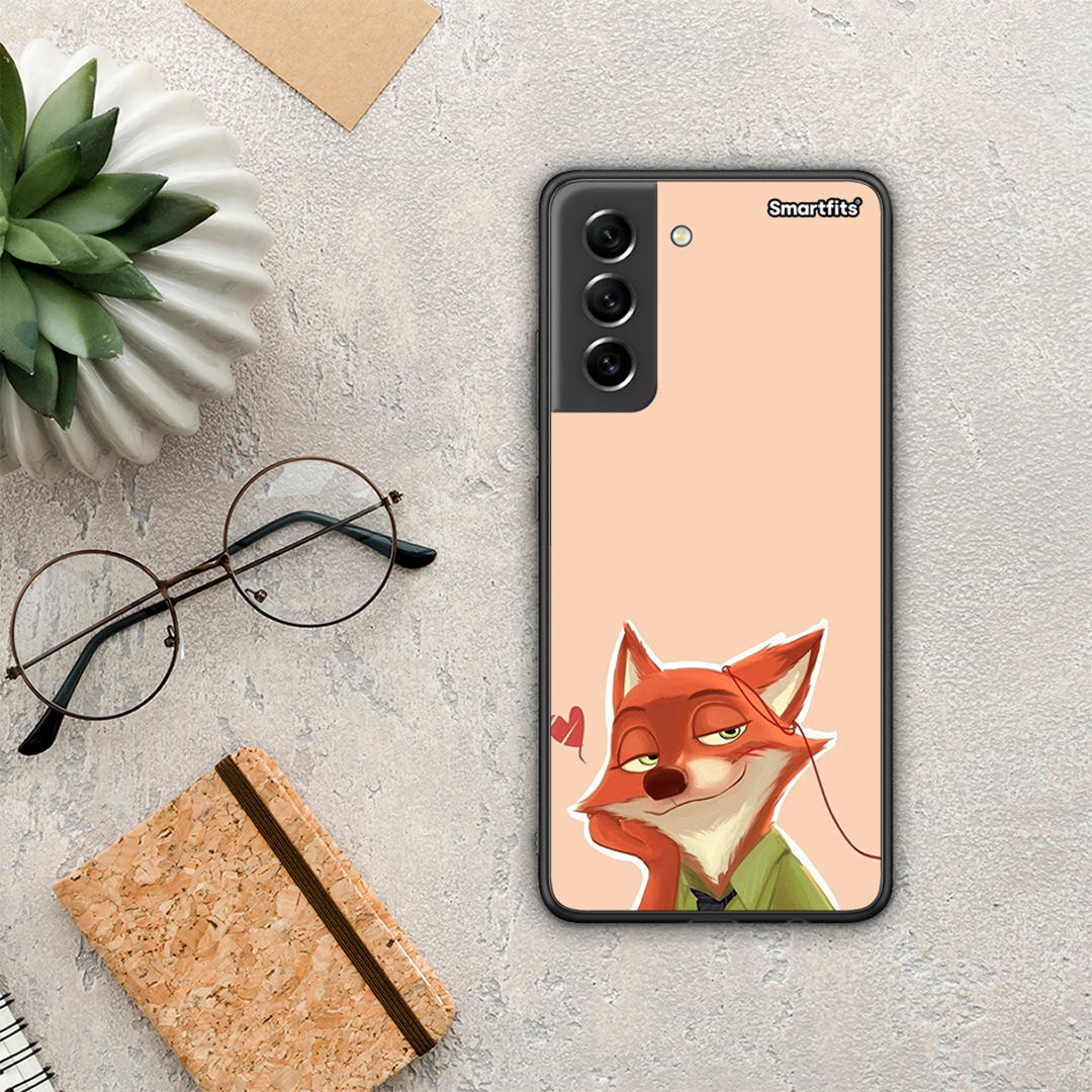 Nick Wilde and Judy Hopps Love 1 - Samsung Galaxy S21 Fe case