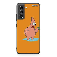 Thumbnail for Samsung S21 FE No Money 1 Θήκη Αγίου Βαλεντίνου από τη Smartfits με σχέδιο στο πίσω μέρος και μαύρο περίβλημα | Smartphone case with colorful back and black bezels by Smartfits