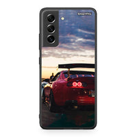Thumbnail for Samsung S21 FE Racing Supra θήκη από τη Smartfits με σχέδιο στο πίσω μέρος και μαύρο περίβλημα | Smartphone case with colorful back and black bezels by Smartfits