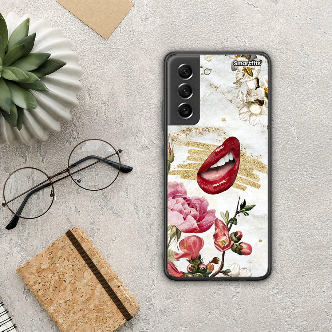 Red Lips - Samsung Galaxy S21 Fe case