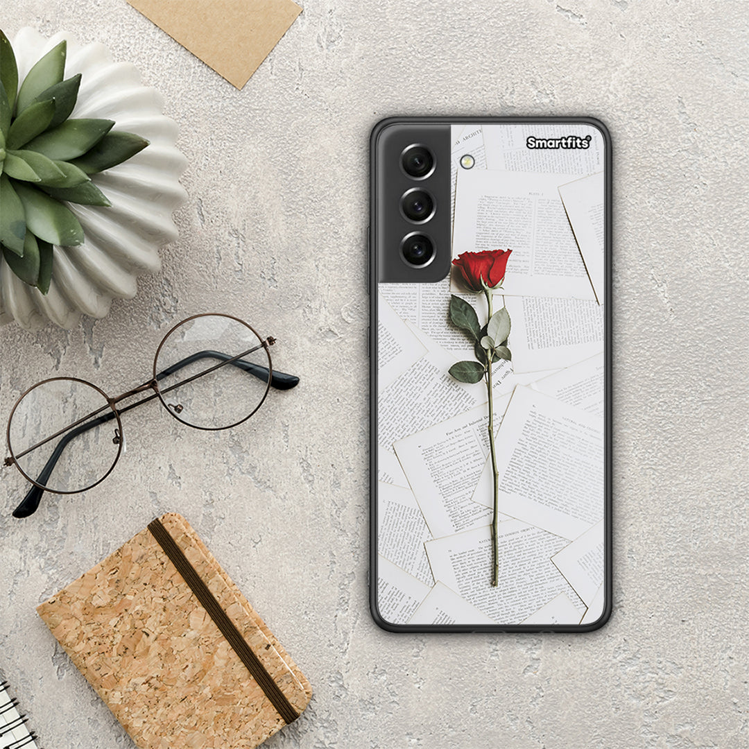 Red Rose - Samsung Galaxy S21 FE case