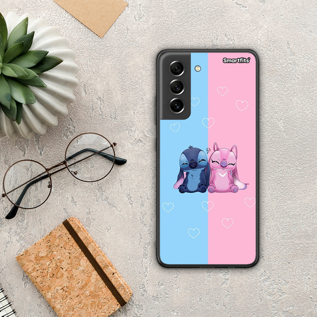 Stitch and Angel - Samsung Galaxy S21 Fe case