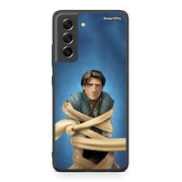 Thumbnail for Samsung S21 FE Tangled 1 Θήκη Αγίου Βαλεντίνου από τη Smartfits με σχέδιο στο πίσω μέρος και μαύρο περίβλημα | Smartphone case with colorful back and black bezels by Smartfits