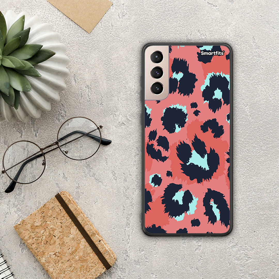 Animal Pink Leopard - Samsung Galaxy S21+ case