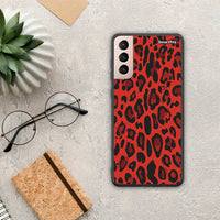 Thumbnail for Animal Red Leopard - Samsung Galaxy S21+ case