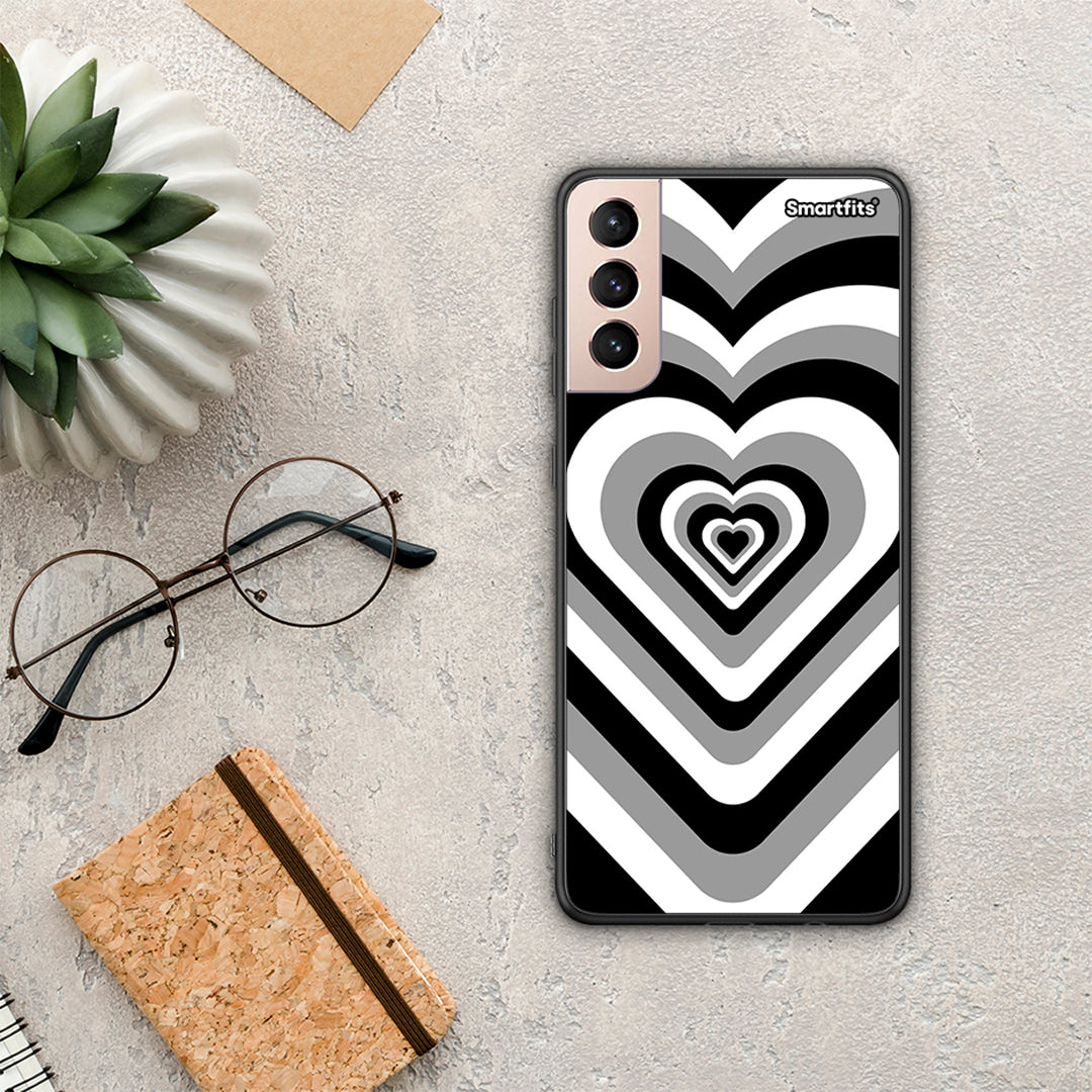 Black Hearts - Samsung Galaxy S21+ case