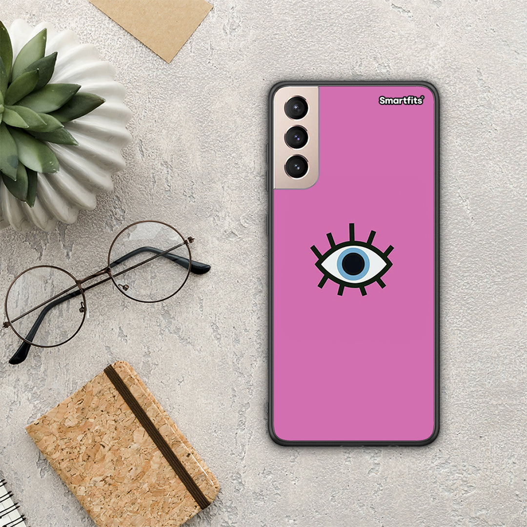 Blue Eye Pink - Samsung Galaxy S21+ case