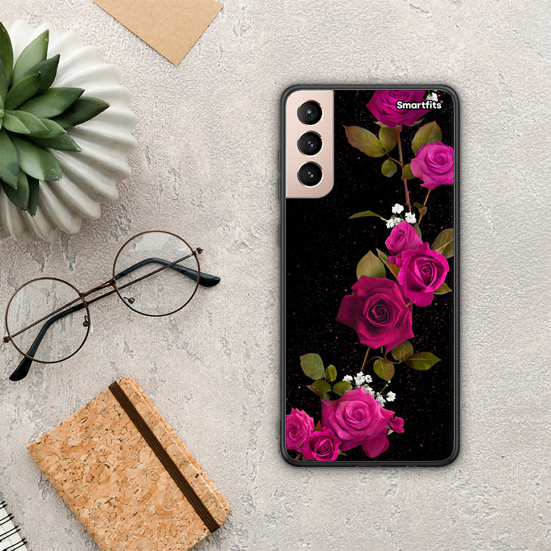 Flower Red Roses - Samsung Galaxy S21+ case
