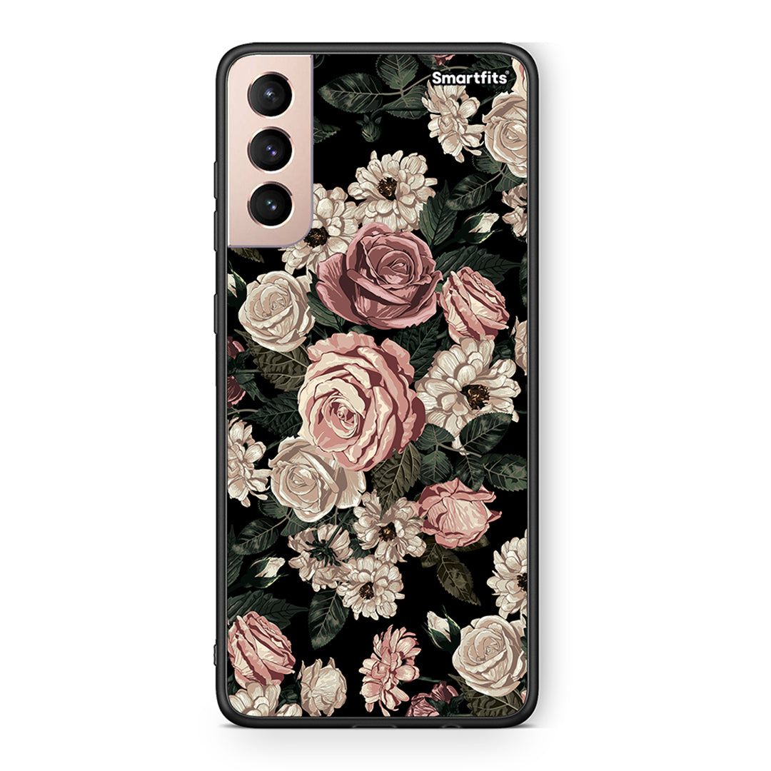 4 - Samsung S21+ Wild Roses Flower case, cover, bumper