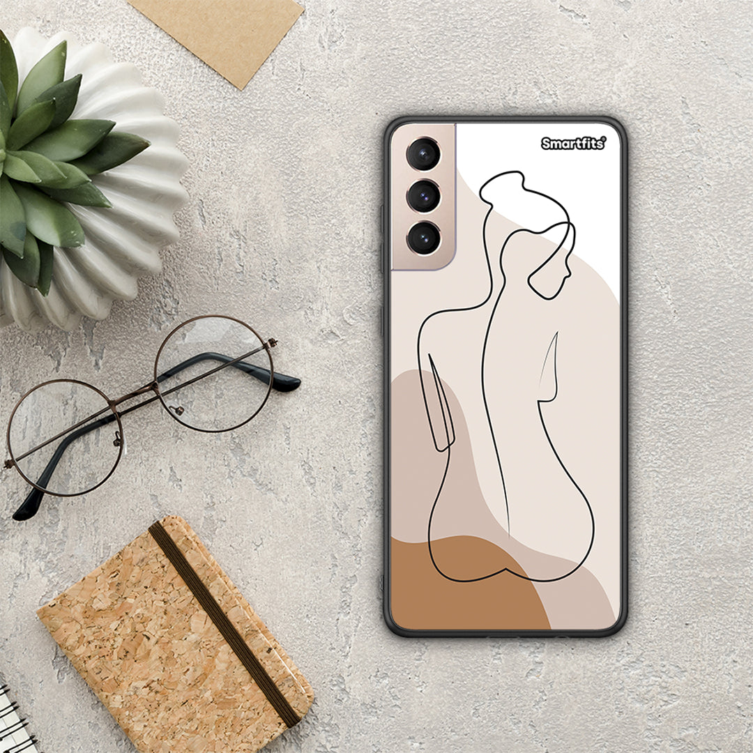 LineArt Woman - Samsung Galaxy S21+ case