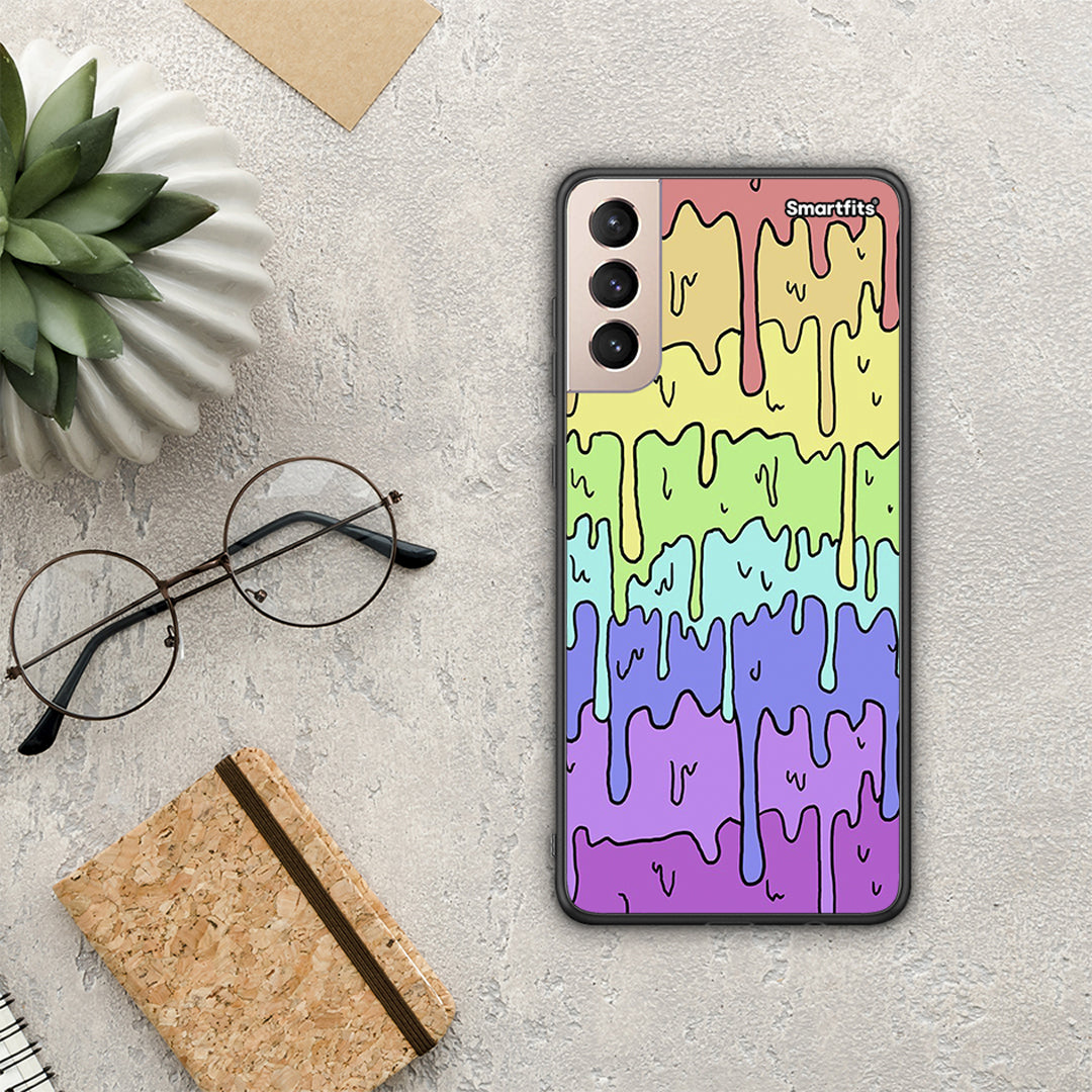 Melting Rainbow - Samsung Galaxy S21+ case