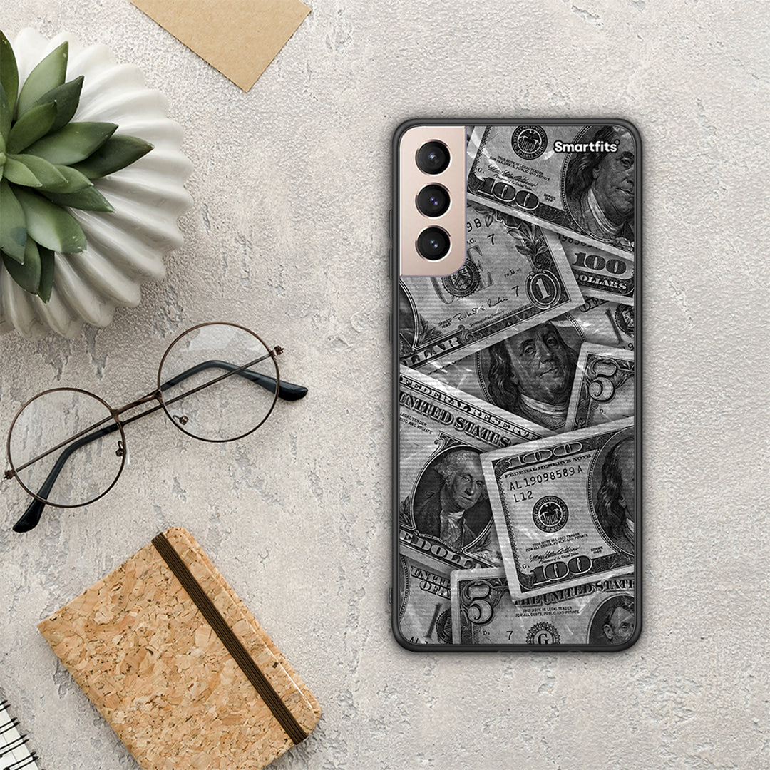 Money Dollars - Samsung Galaxy S21+ case