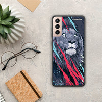 Thumbnail for PopArt Lion Designer - Samsung Galaxy S21+ case