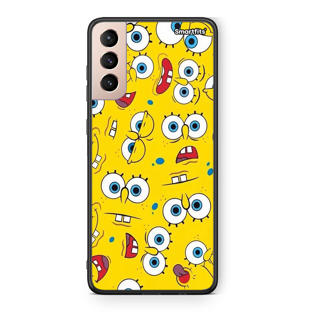 4 - Samsung S21+ Sponge PopArt case, cover, bumper