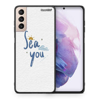 Thumbnail for Θήκη Samsung S21+ Sea You από τη Smartfits με σχέδιο στο πίσω μέρος και μαύρο περίβλημα | Samsung S21+ Sea You case with colorful back and black bezels