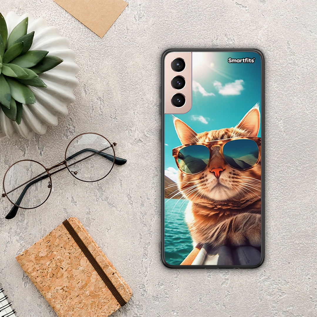 Summer Cat - Samsung Galaxy S21+ case