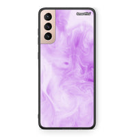 Thumbnail for 99 - Samsung S21+ Watercolor Lavender case, cover, bumper