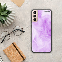 Thumbnail for Watercolor Lavender - Samsung Galaxy S21+ case