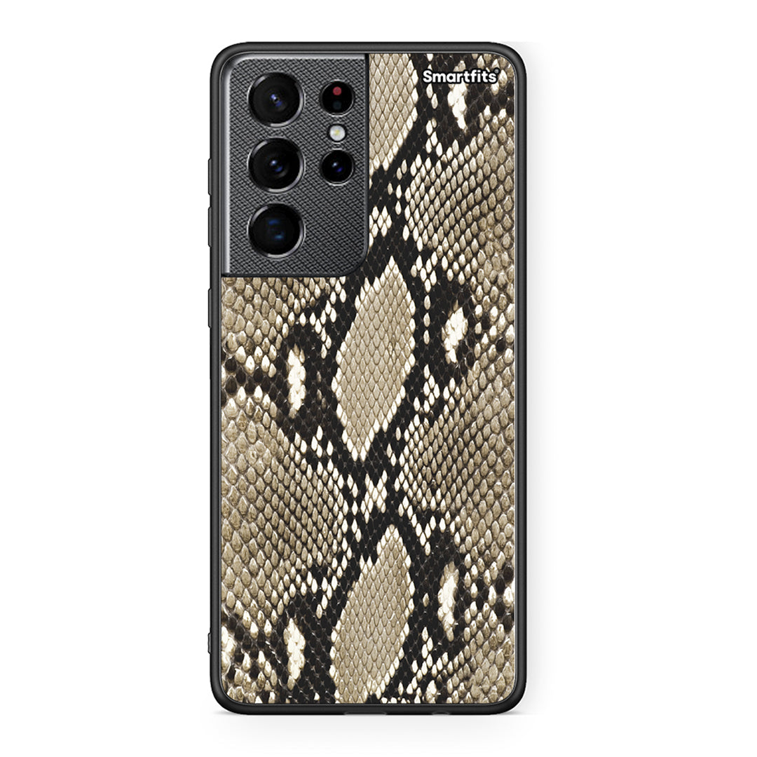 23 - Samsung S21 Ultra Fashion Snake Animal case, cover, bumper