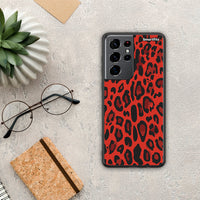 Thumbnail for Animal Red Leopard - Samsung Galaxy S21 Ultra case