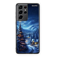 Thumbnail for Samsung S21 Ultra Christmas Scenery θήκη από τη Smartfits με σχέδιο στο πίσω μέρος και μαύρο περίβλημα | Smartphone case with colorful back and black bezels by Smartfits