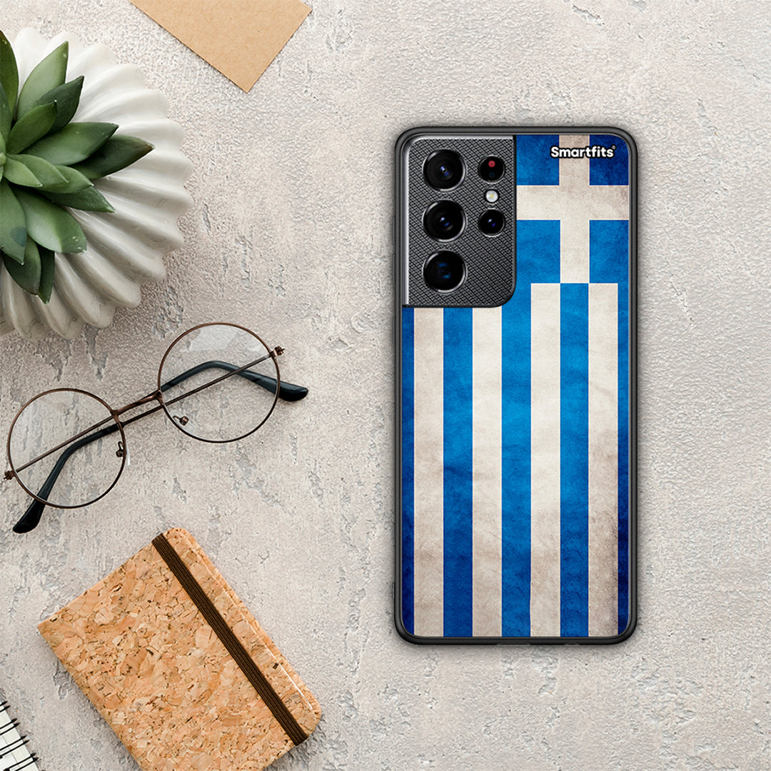 Flag Greek - Samsung Galaxy S21 Ultra case