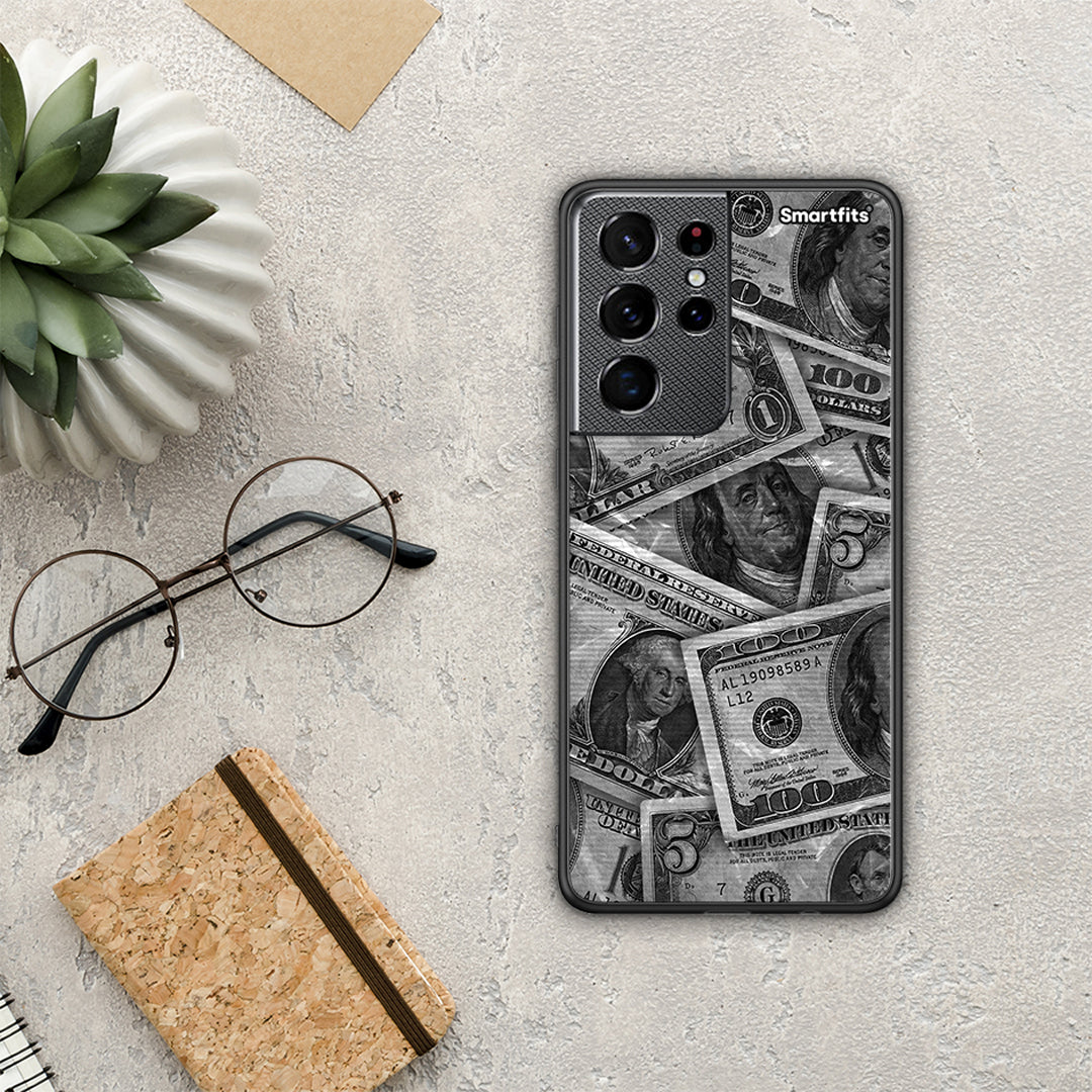 Money Dollars - Samsung Galaxy S21 Ultra case