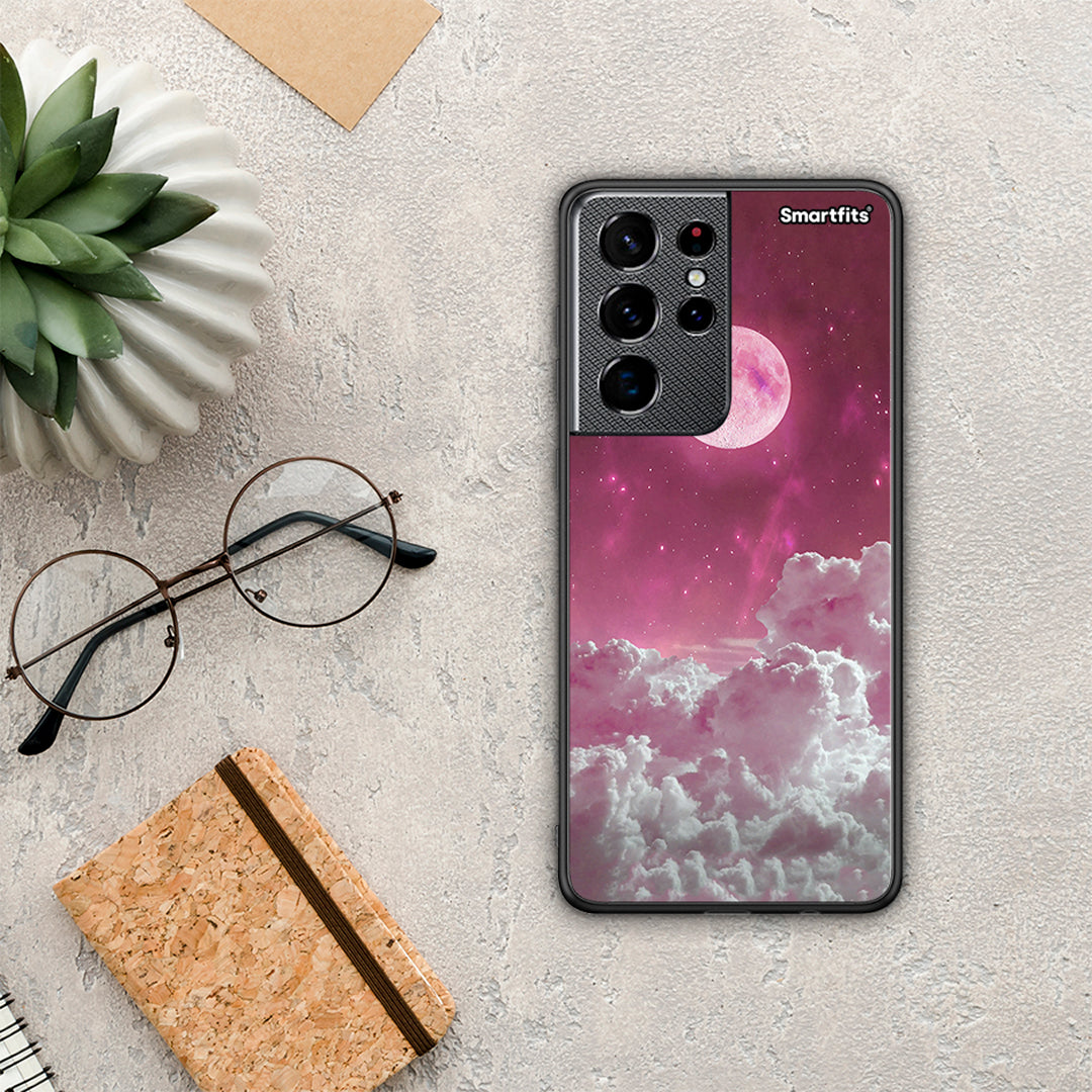 Pink Moon - Samsung Galaxy S21 Ultra θήκη