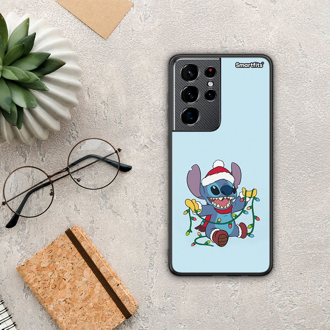 Santa Stich - Samsung Galaxy S21 Ultra Case