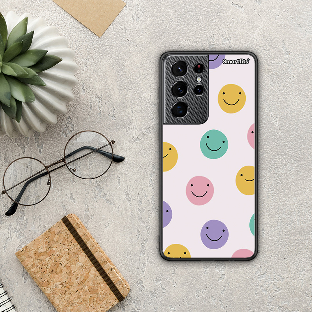 Smiley Faces - Samsung Galaxy S21 Ultra case