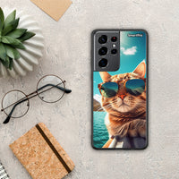 Thumbnail for Summer Cat - Samsung Galaxy S21 Ultra Case