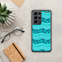 Thumbnail for Swimming Dolphins - Samsung Galaxy S21 Ultra Case