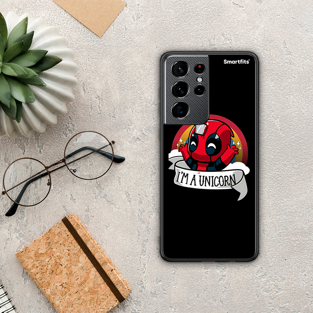 Unicorn Deadpool - Samsung Galaxy S21 Ultra θήκη