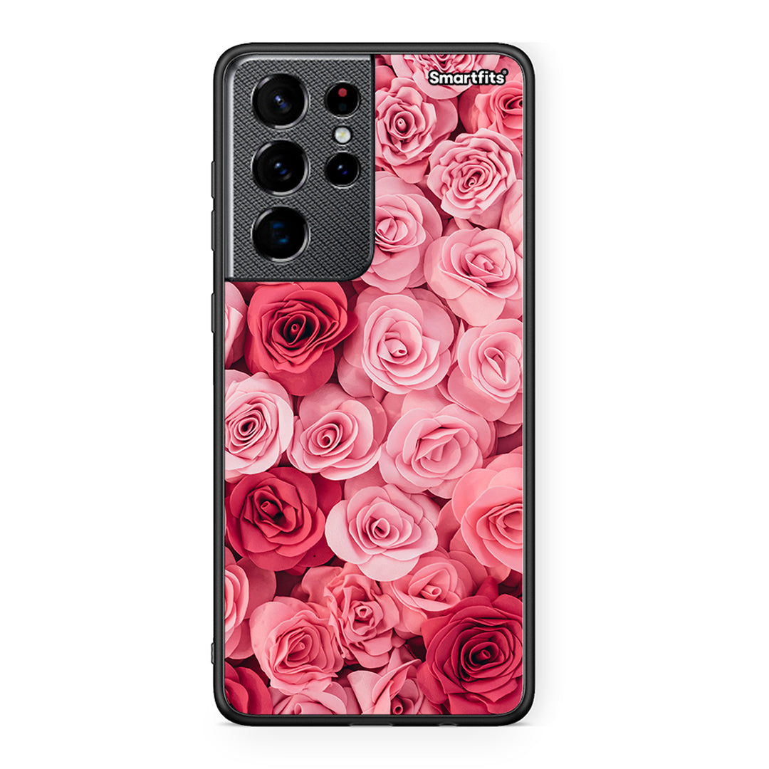 4 - Samsung S21 Ultra RoseGarden Valentine case, cover, bumper