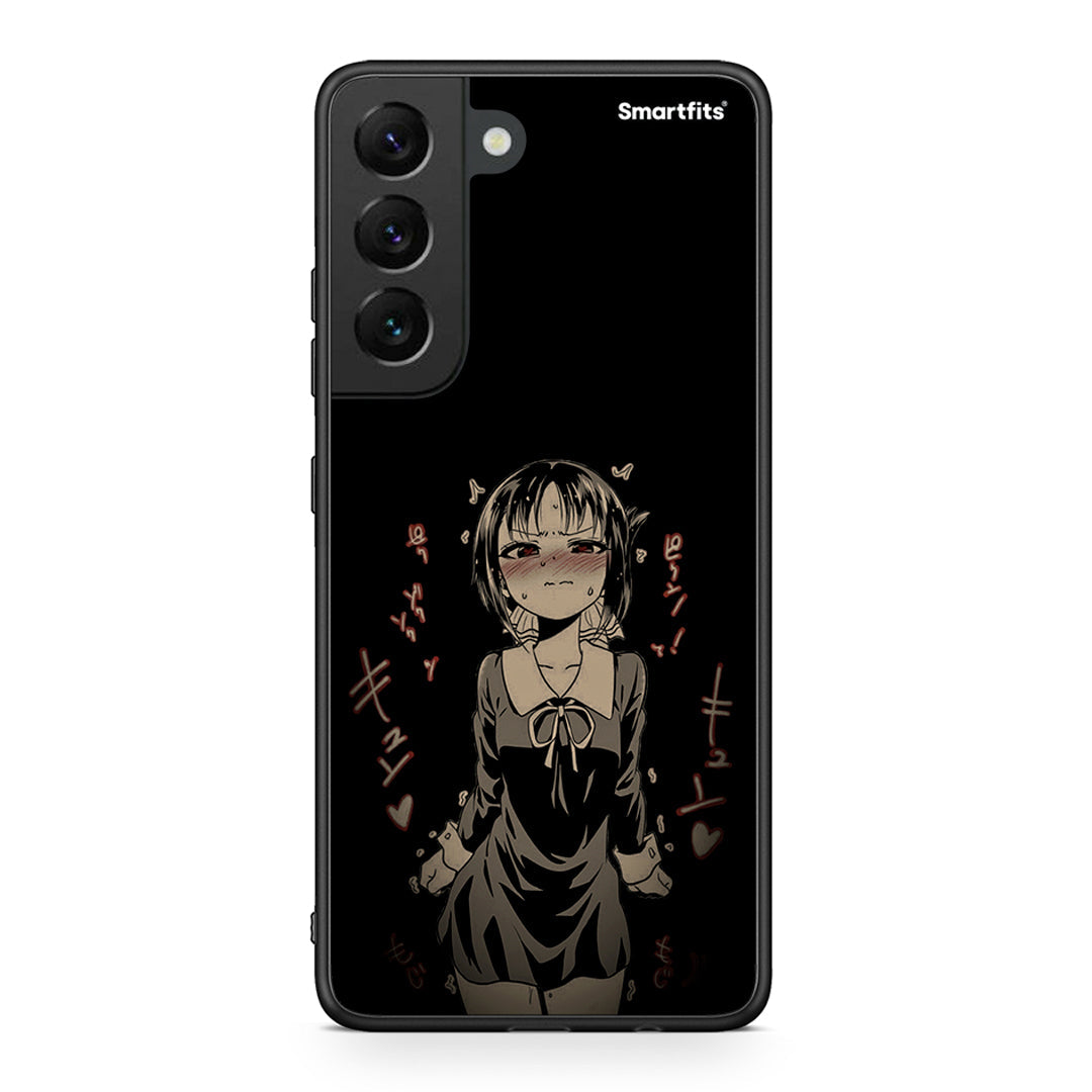 Samsung S22 Anime Girl θήκη από τη Smartfits με σχέδιο στο πίσω μέρος και μαύρο περίβλημα | Smartphone case with colorful back and black bezels by Smartfits