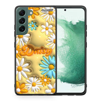 Thumbnail for Θήκη Samsung S22 Plus Bubble Daisies από τη Smartfits με σχέδιο στο πίσω μέρος και μαύρο περίβλημα | Samsung S22 Plus Bubble Daisies case with colorful back and black bezels