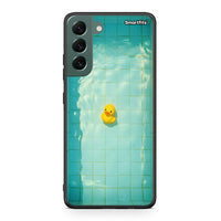 Thumbnail for Samsung S22 Plus Yellow Duck θήκη από τη Smartfits με σχέδιο στο πίσω μέρος και μαύρο περίβλημα | Smartphone case with colorful back and black bezels by Smartfits