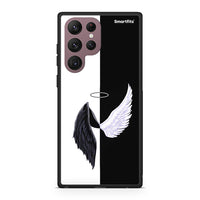 Thumbnail for Samsung S22 Ultra Angels Demons θήκη από τη Smartfits με σχέδιο στο πίσω μέρος και μαύρο περίβλημα | Smartphone case with colorful back and black bezels by Smartfits